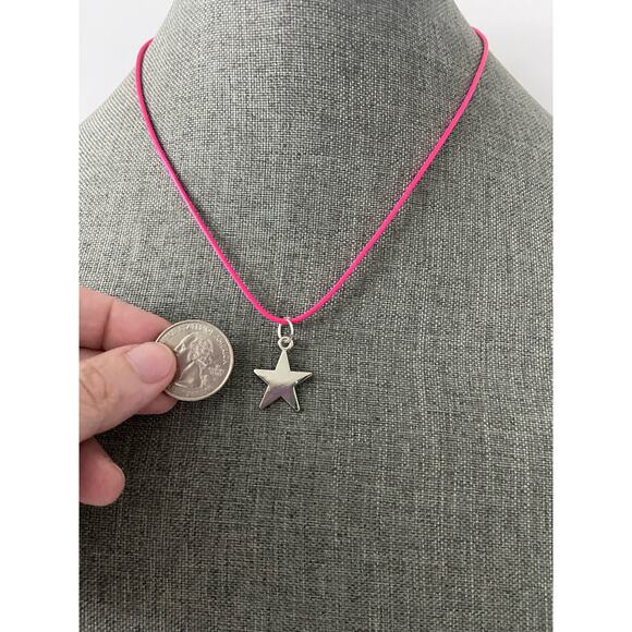 Upcycled Star pendant necklace - Picture 2 of 4